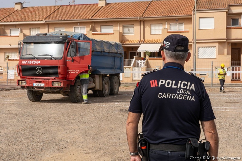 refuerzo policial en barrios de Cartagena