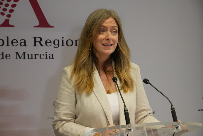 politica declarando rueda de prensa