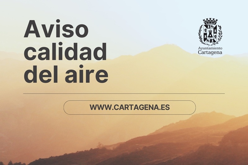cartel sobre la calidad del aire