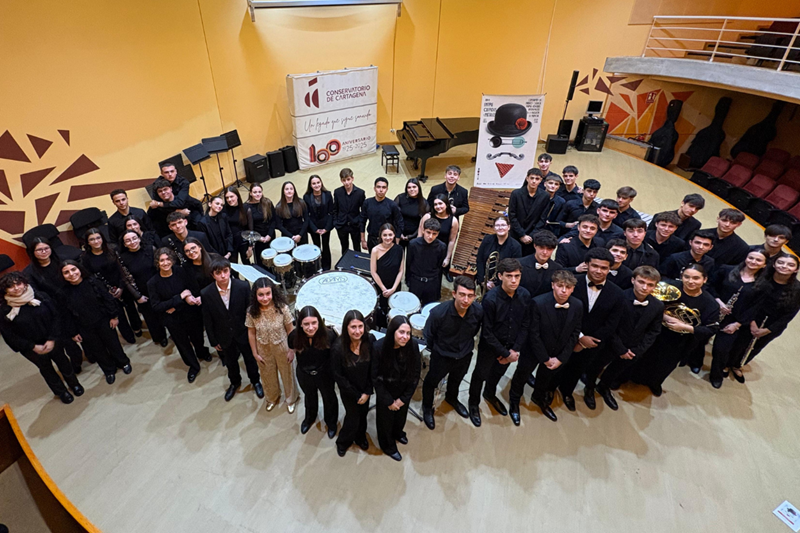 participantes de entre cuerdas y metales