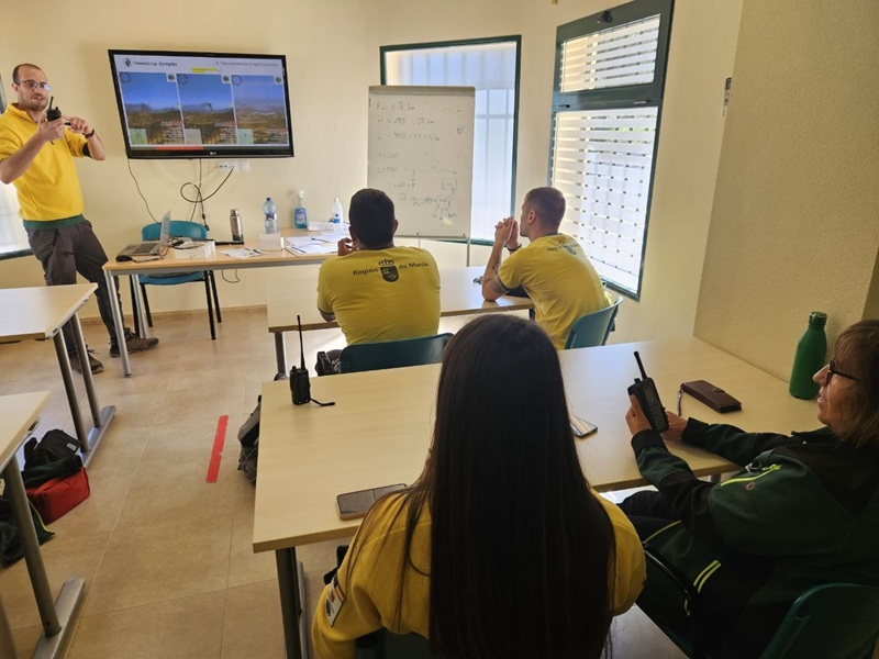 Red de vigilancia fija contra incendios forestales Malla ECO en la Región de Murcia