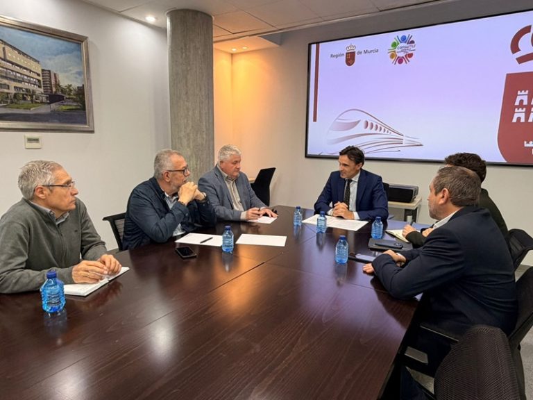 línea ferroviaria Murcia-Madrid