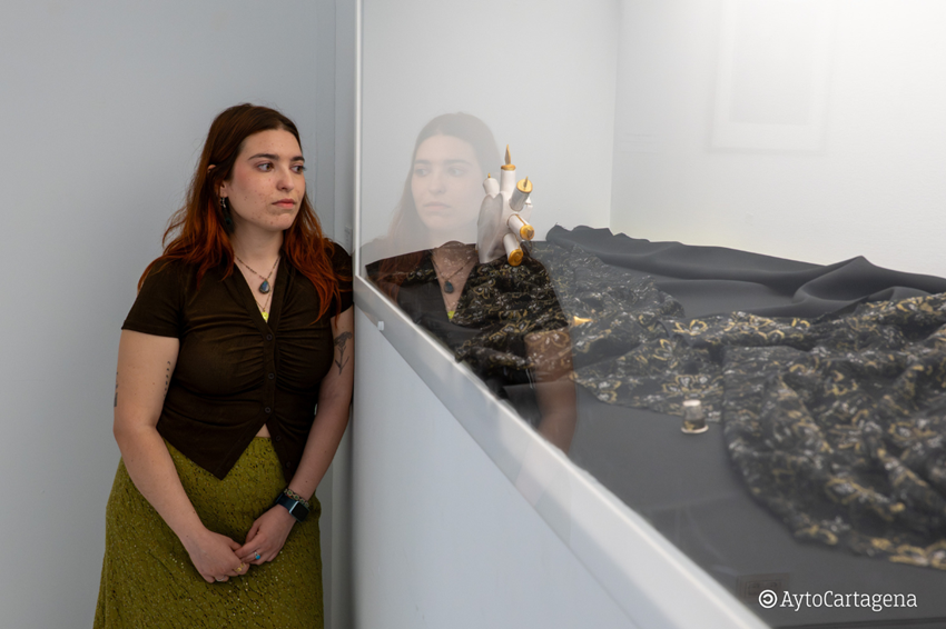 Exposición Letanías, de la artista Candelaría Díaz, en la sala subjetiva del Palacio Consistorial