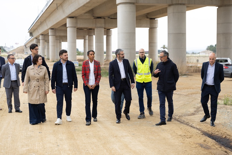 visita a las obras de la Alta Velocidad
