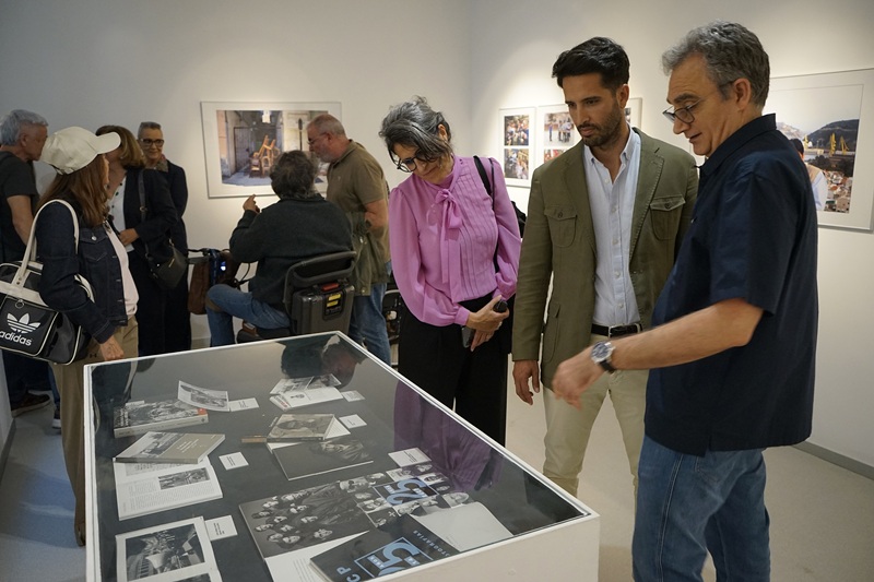Inauguración de la exposición Carlos Gallego en el Muram de Cartagena: Patricio Sánchez y José Fernando Vázquez