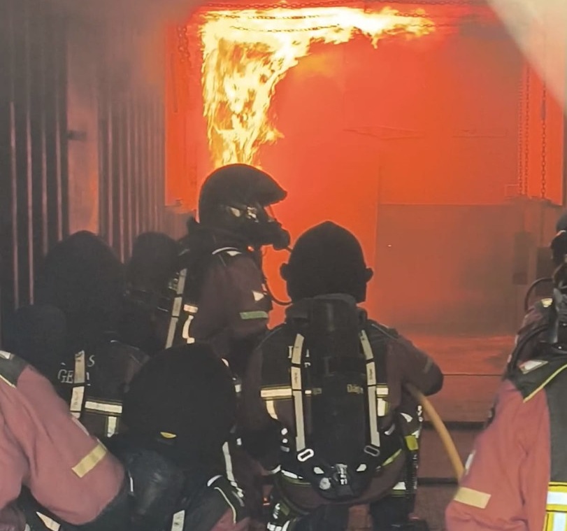 Bomberos Cartagena incendios formación