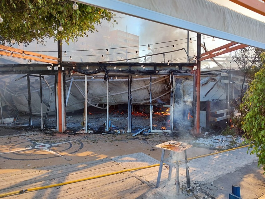 incendio restaurante La Manga