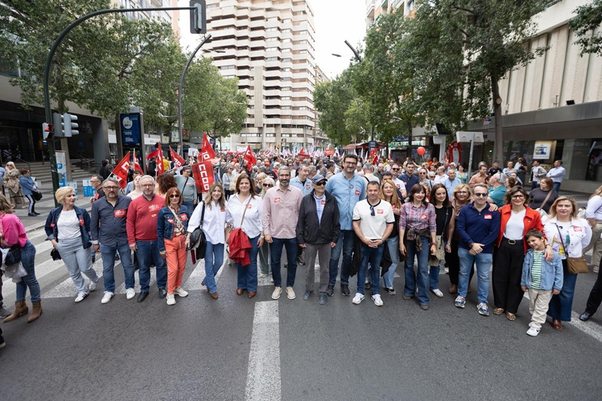 Isabel Gadea PSOE trabajadores Región
