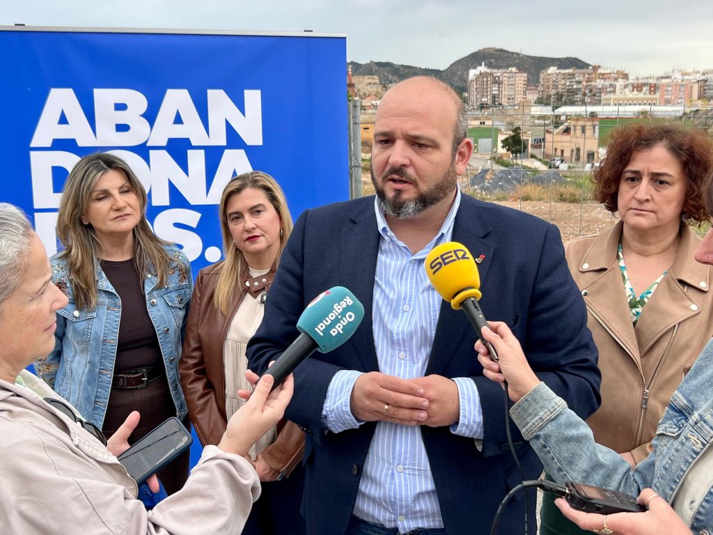 Parcela de Los Mateos, proyecto de vivienda protegida en Cartagena paralizado