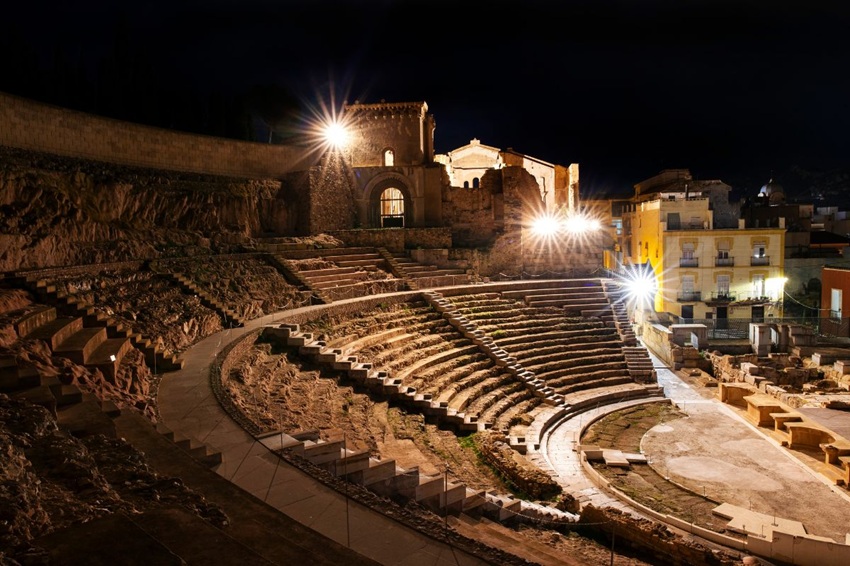 visitas nocturnas Teatro Romano Cartagena