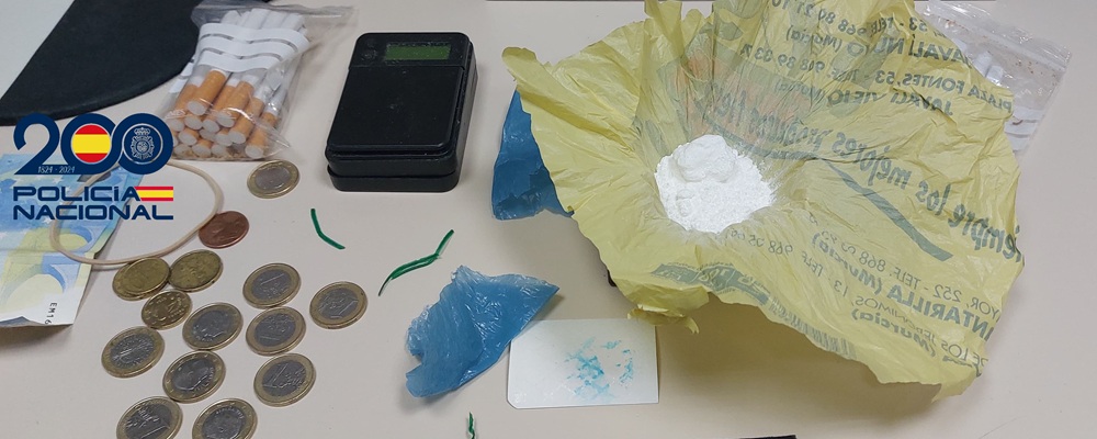 detención tráfico drogas Alcantarilla Policía Nacional