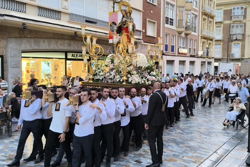 procesión Virgen del Carmen