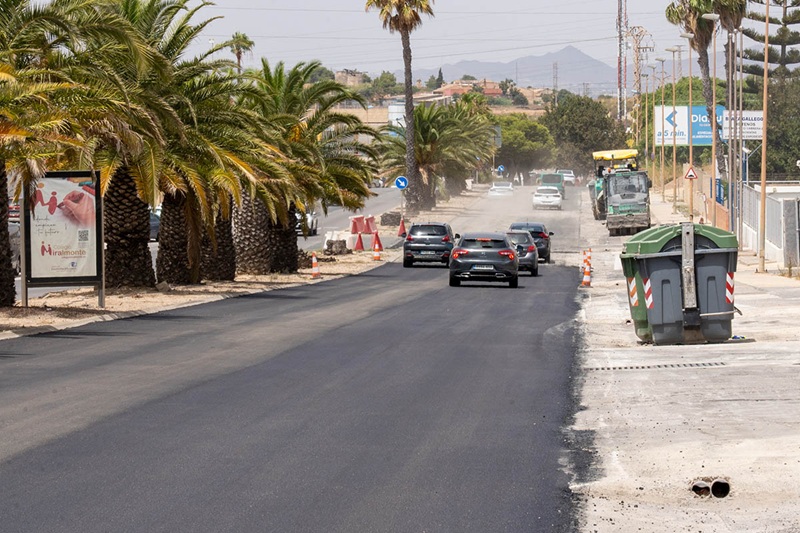 Asfaltado Cartagena verano 2026