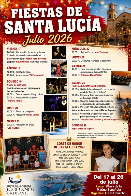 Fiestas de Santiago Santa Lucía Cartagena