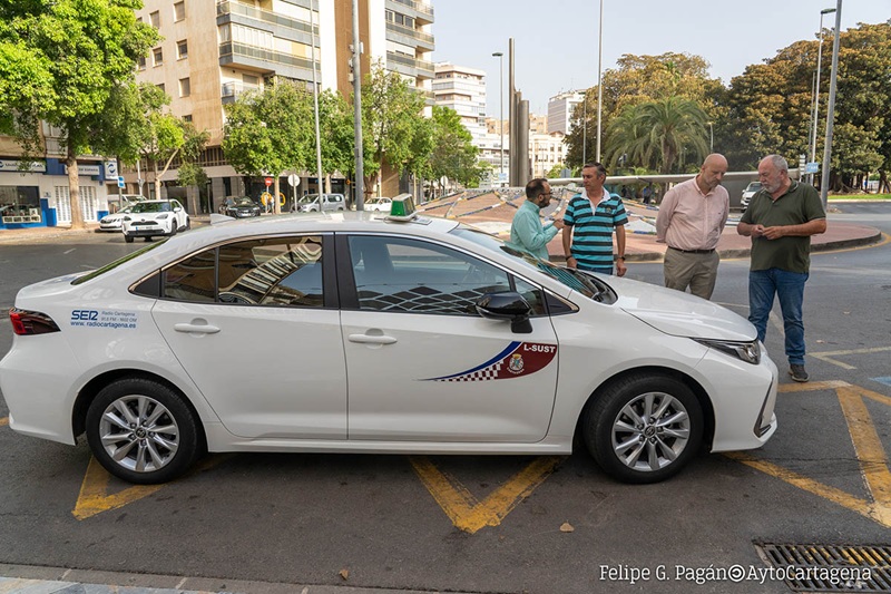taxi Cartagena vehículo sustitución