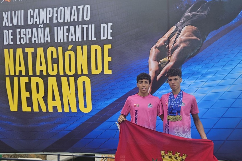 Marco Martínez Campeonato España Infantil Natación Cartagena