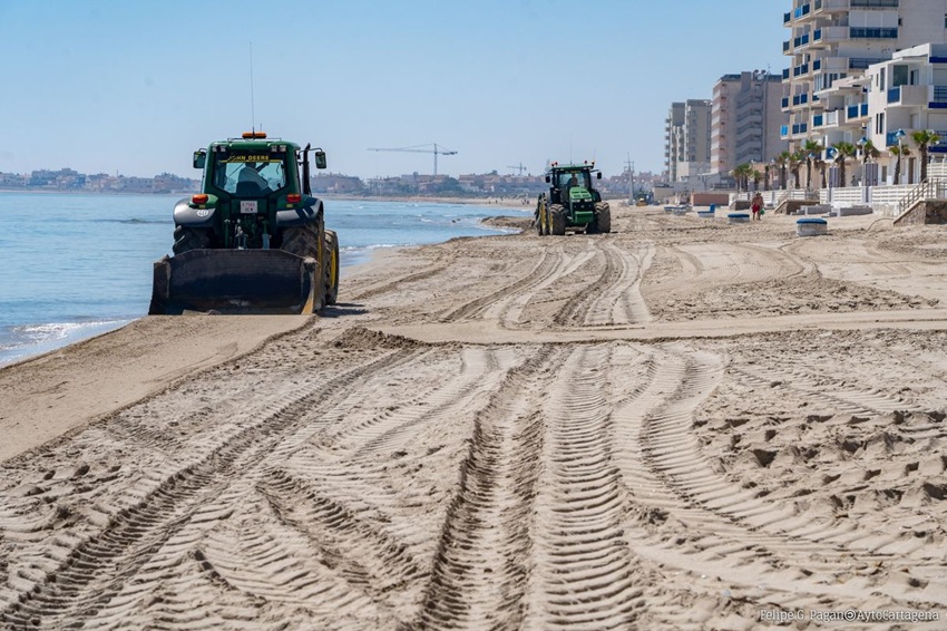 limpieza playas litoral Cartagena