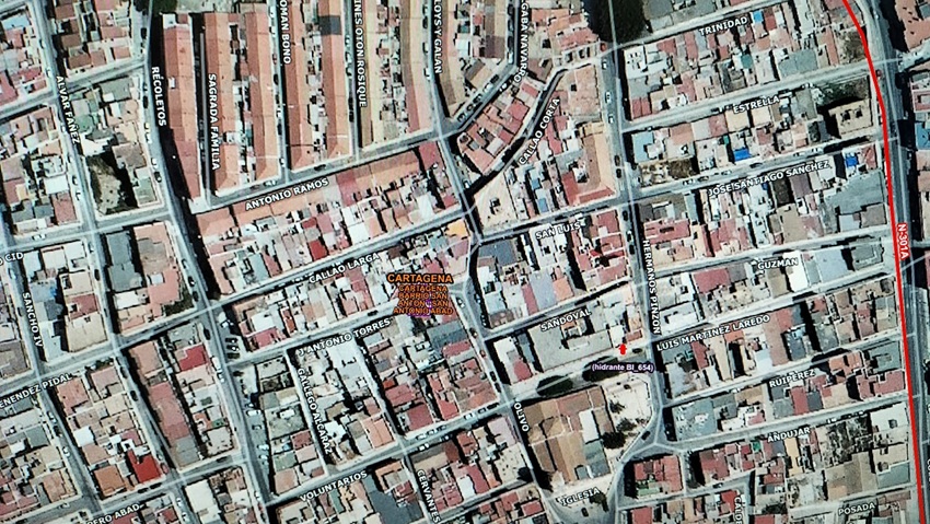 derrumbe vivienda San Antón