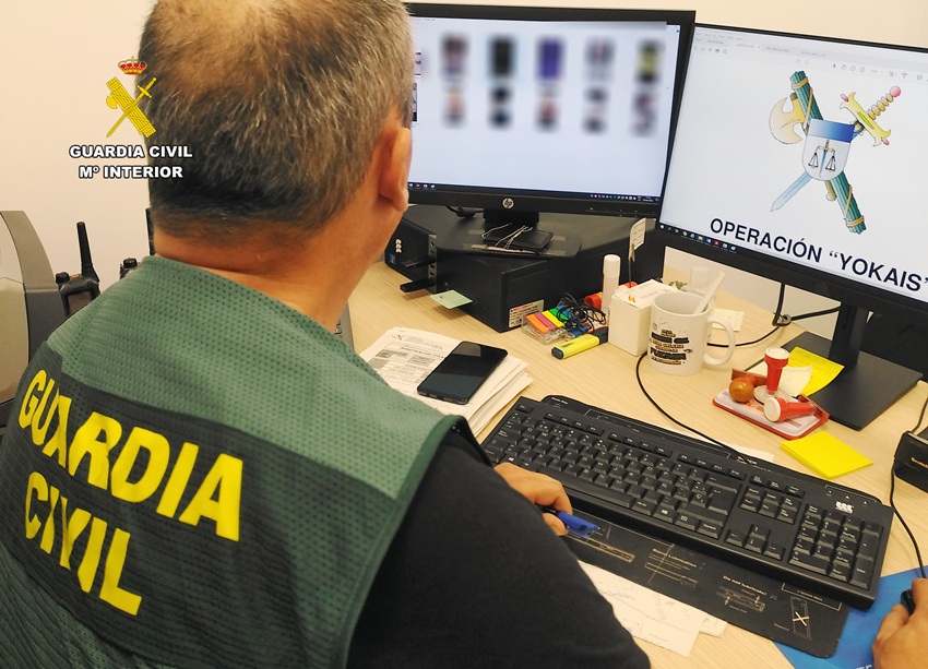 Guardia Civil difusión imágenes sexuales