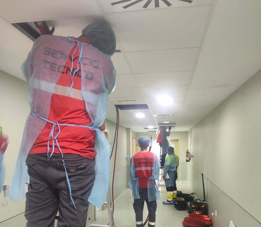 sistema incendios hospital Lorca