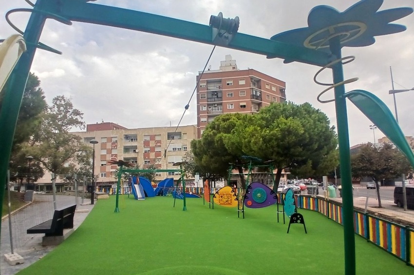 áreas infantiles Parque Juncos