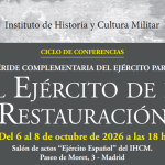 Ejército Restauración conferencias 2026