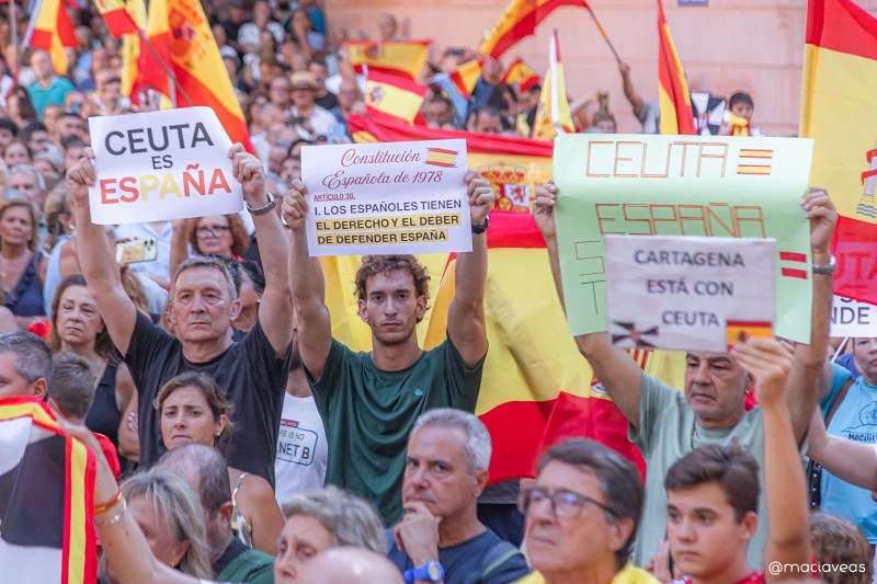 manifestacion por Ceuta en Cartagena
