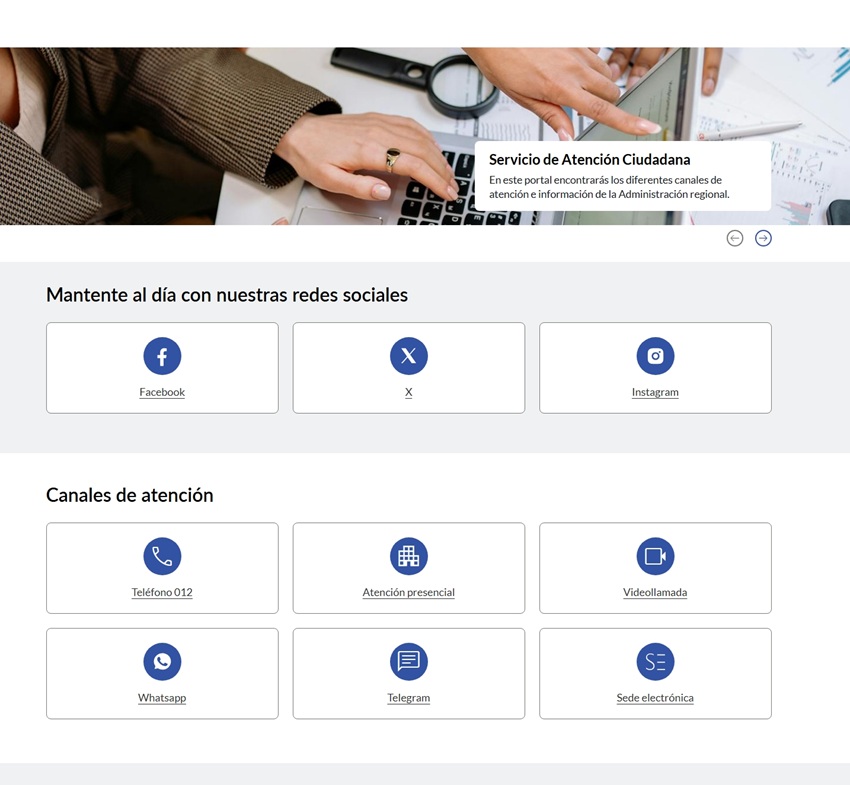 portal Servicio de Atención Ciudadana
