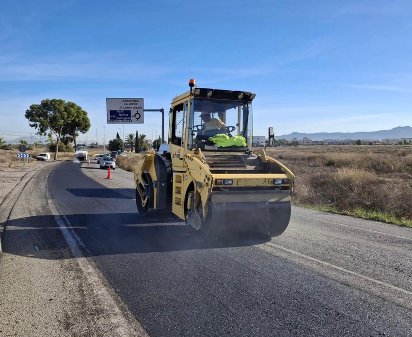 obras carretera RM-603 El Palmar