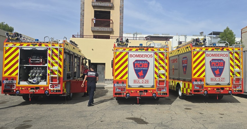 vehículos del Consorcio de Bomberos