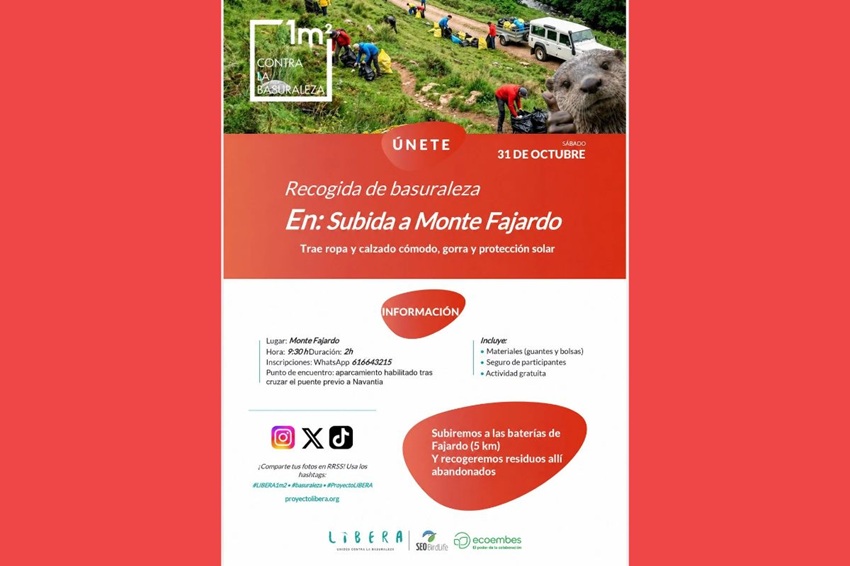 voluntariado basuraleza Monte Fajardo